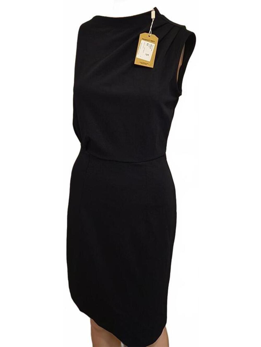 Aisize Vintage Redefined Bodycon Sheath Black Work Sexy Dress Size Small